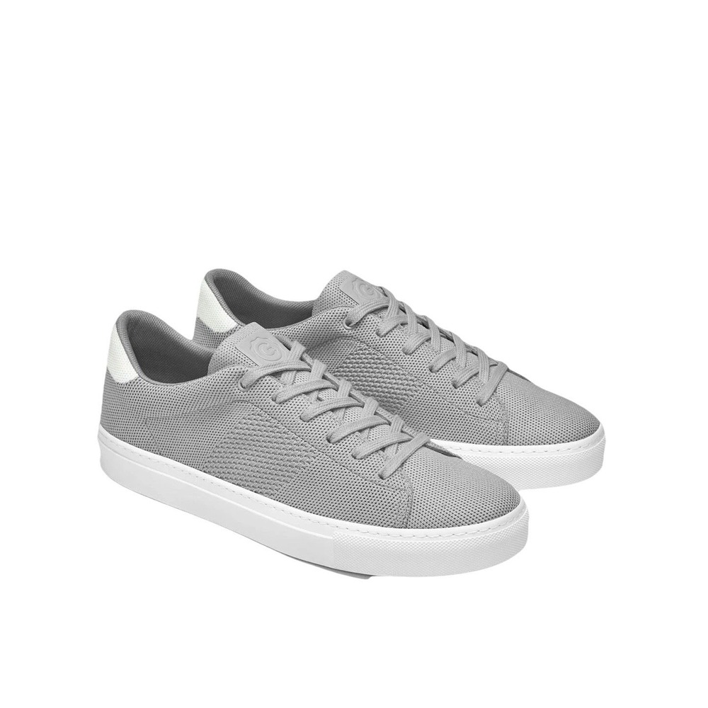 Greats Royale Knit Mens 12 Grey Low Top Sneakers Made in Italy Recycled Mesh - Picture 2 of 6